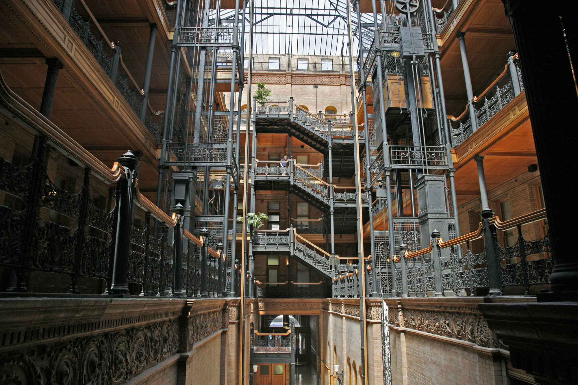 Bradbury Building es uno de los edificios de oficinas más emblemáticos de la gran pantalla