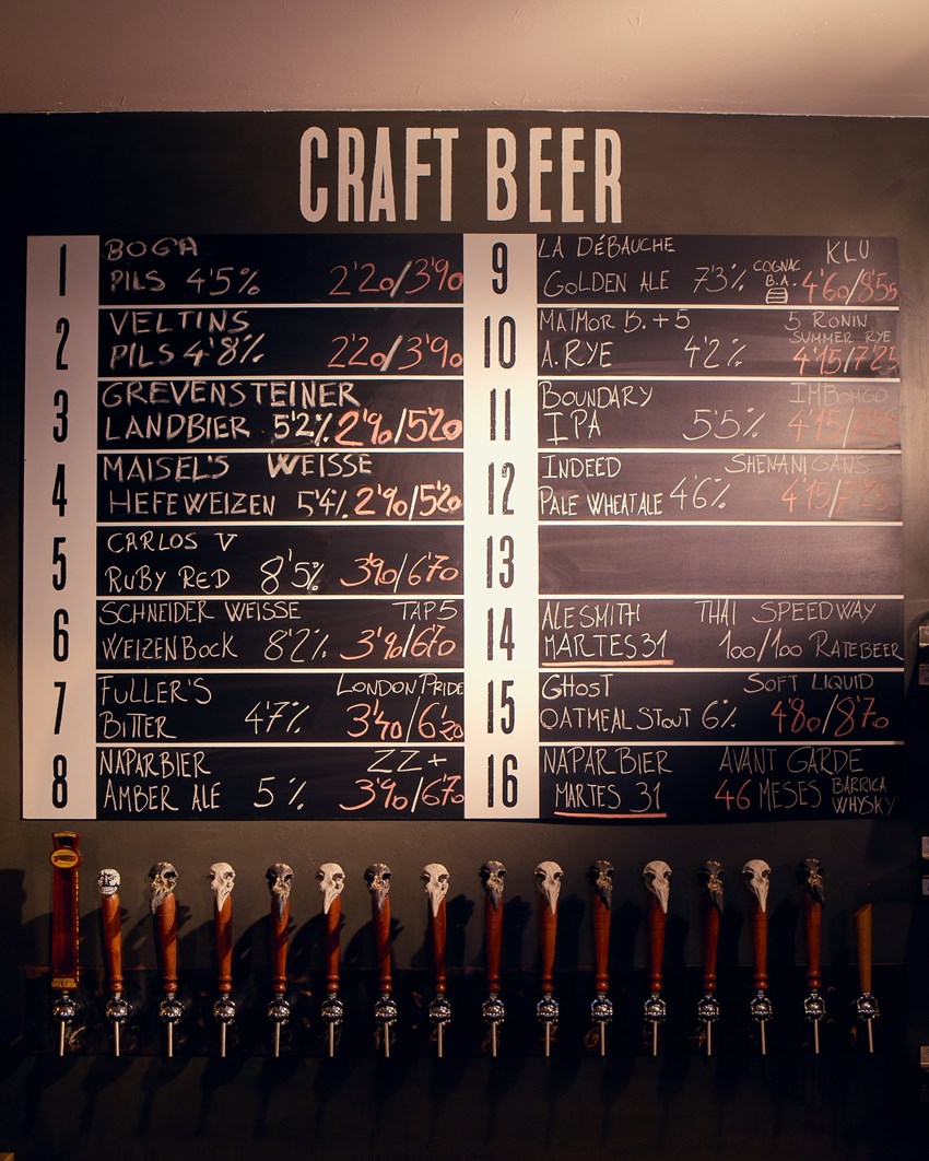 Penguin Bar has 16 taps with local, national and international craft beer