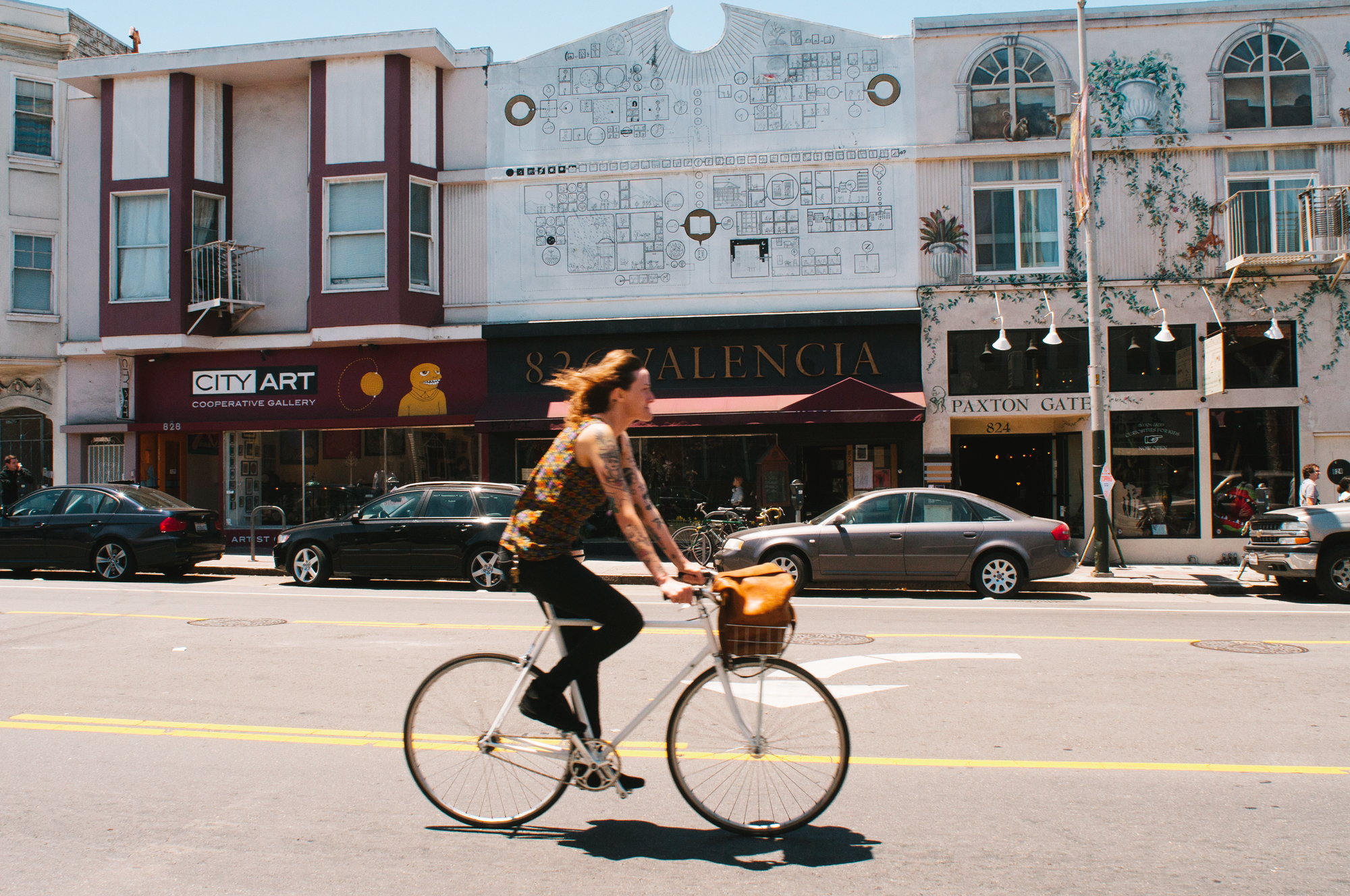 Valencia St. the most hipster street in San Francisco