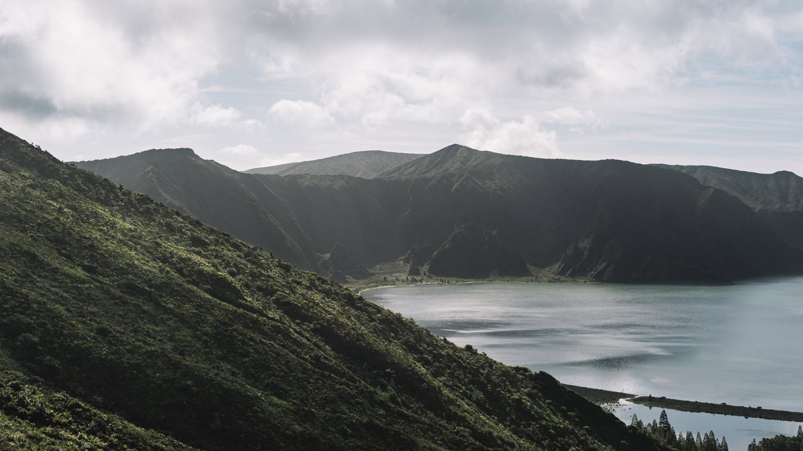Azores is a natural lake formed in the crater of an extinct volcano. Nature on these islands is pure and brutal