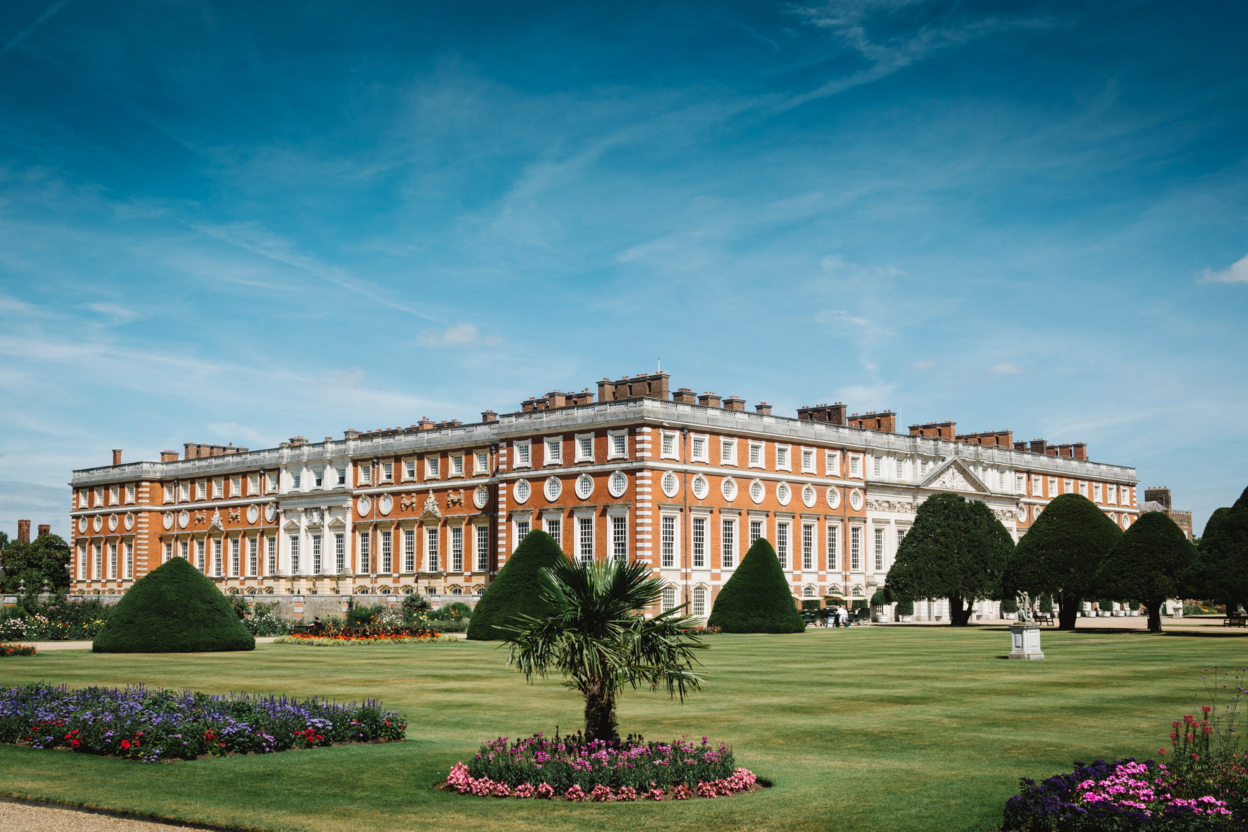 Royal Palace of Hampton Court, built in the 16th century
