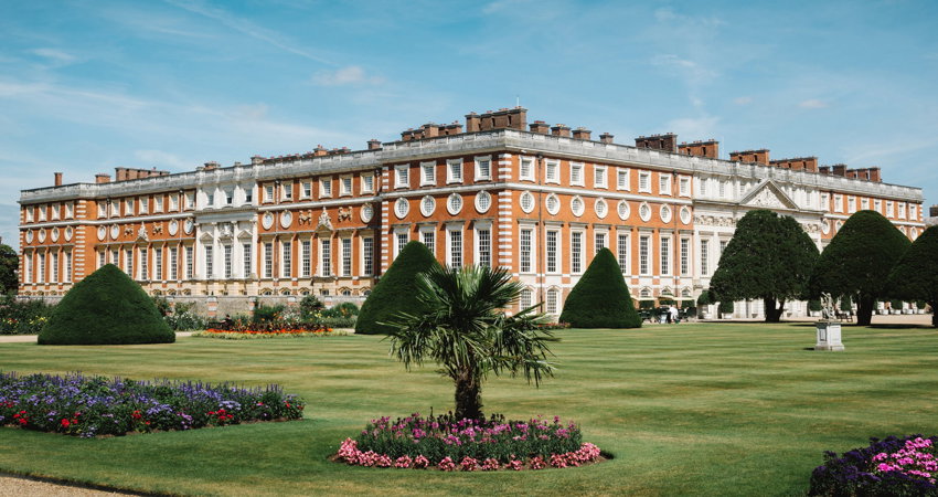 Royal Palace of Hampton Court, built in the 16th century
