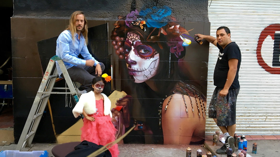 Street Art Chilango's objective is to promote street art in Mexico City