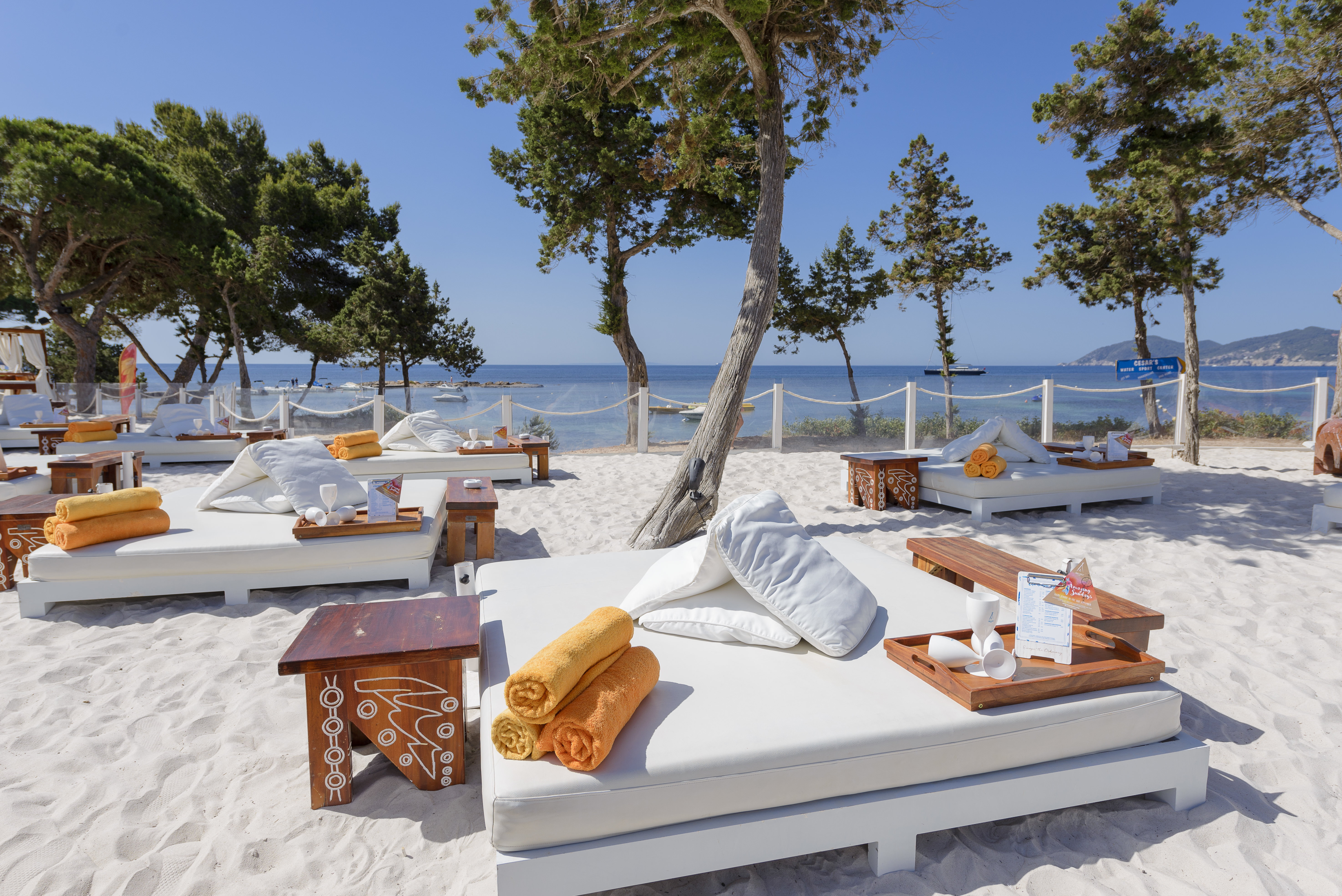 Nikki Beach, in Santa Eulalia, offers a wide variety of dishes 