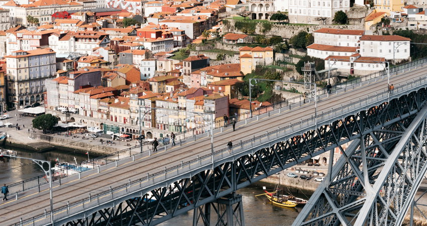 Don Luis bridge, inaugurated in 1886