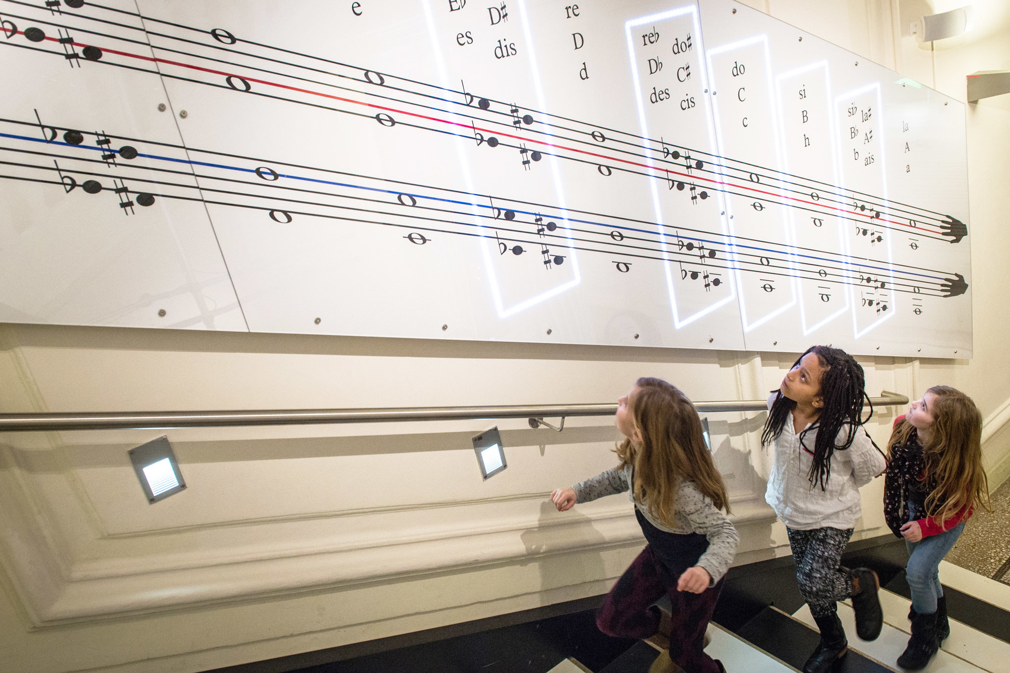 En la Casa de la Música de Viena, los niños experimentan con el sonido