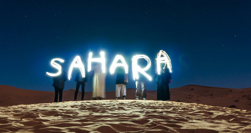 Despedir el año en el desierto del Sahara