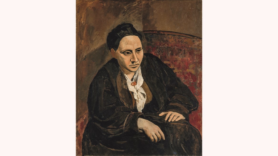 La editora y coleccionista Gertrude Stein por Picasso