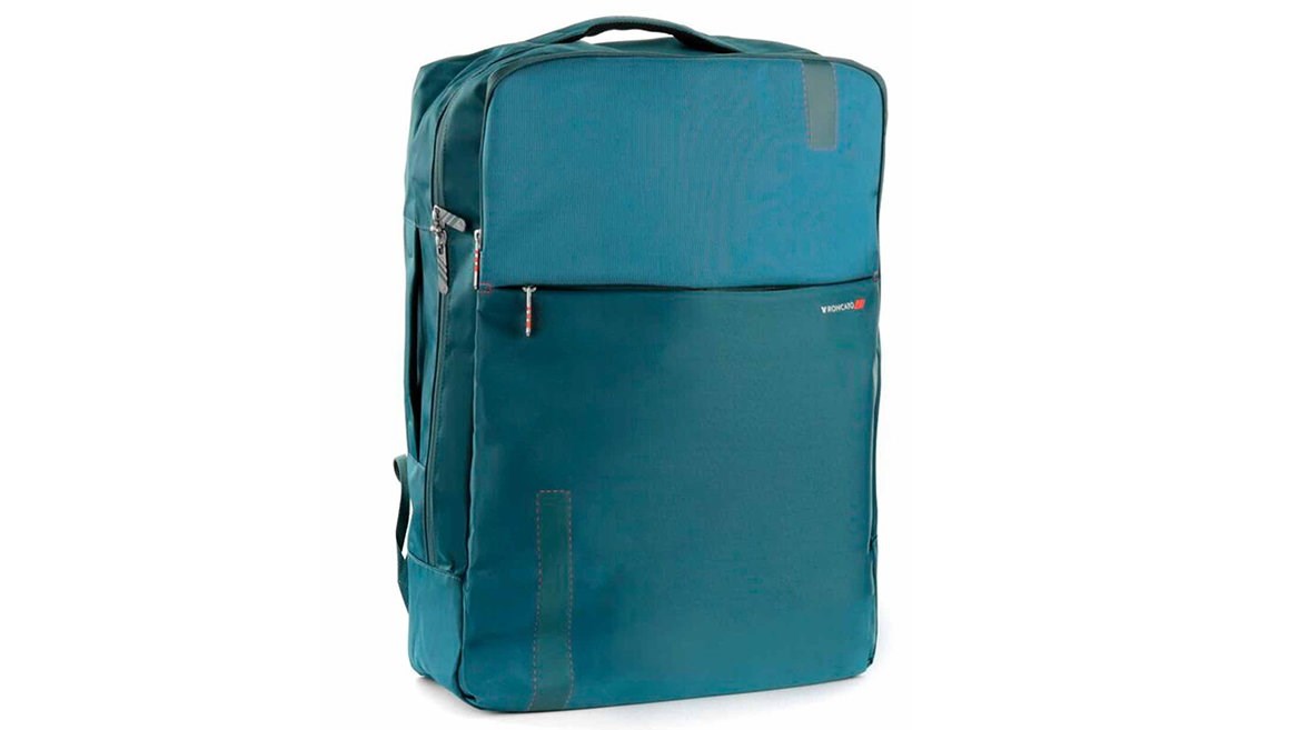 La mochila Roncato tiene un espacio para el portátil y un organizador interno