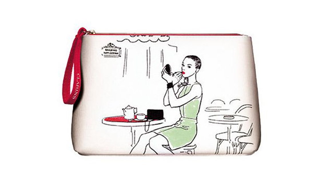 Clarins y sus neceseres de diseño