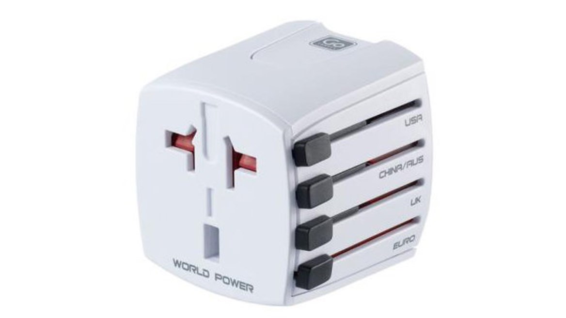 Llevar un adaptador universal es de gran ayuda