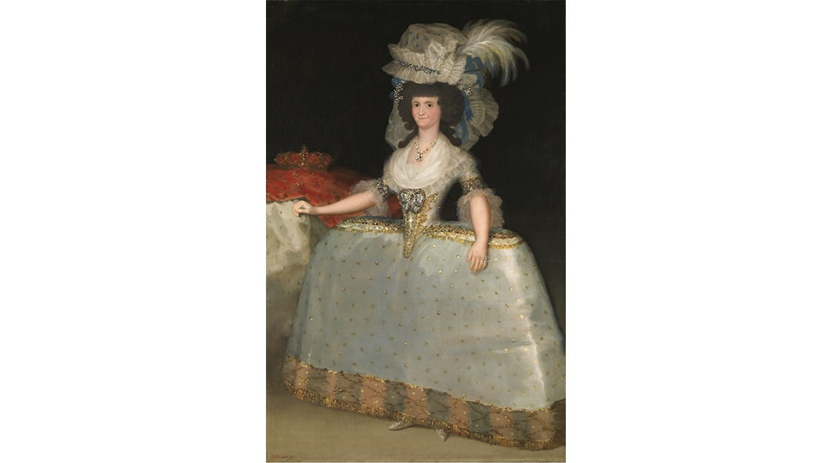 La reina María Luisa con tontillo served as Balenciaga's one of his greatest inspirations