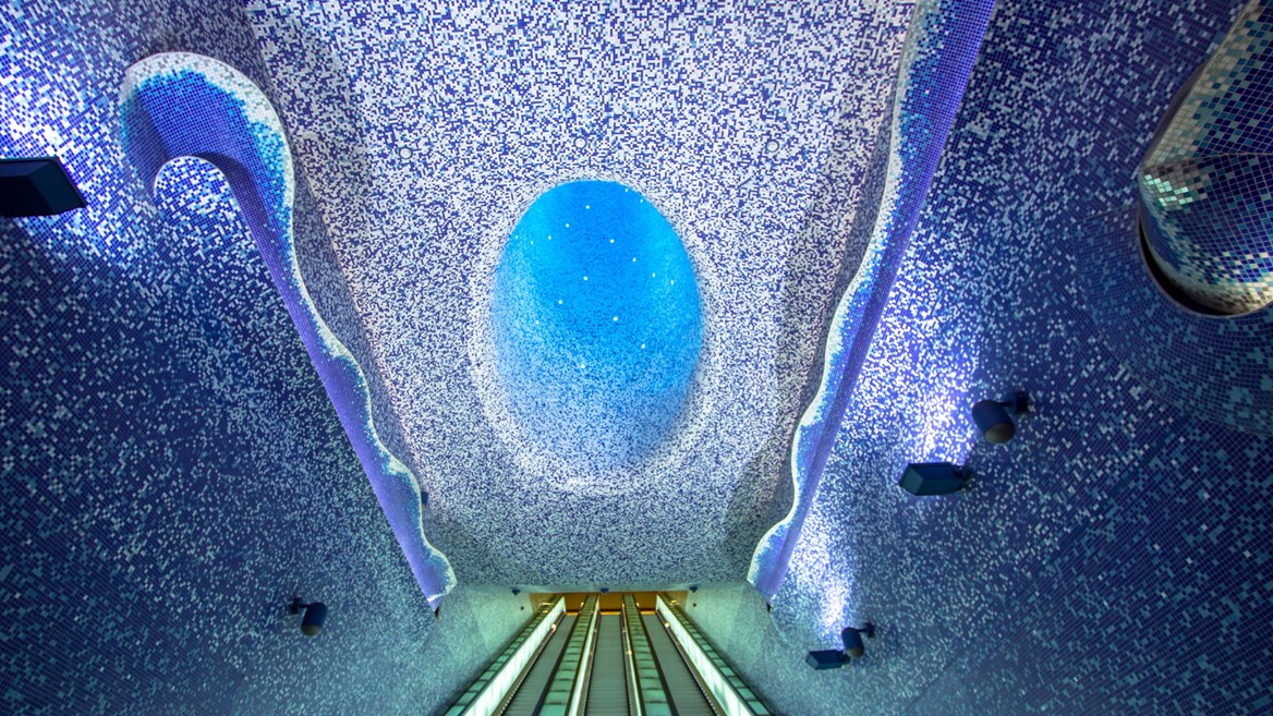 El metro de Nápoles también se ha convertido en una gran sala de exposiciones