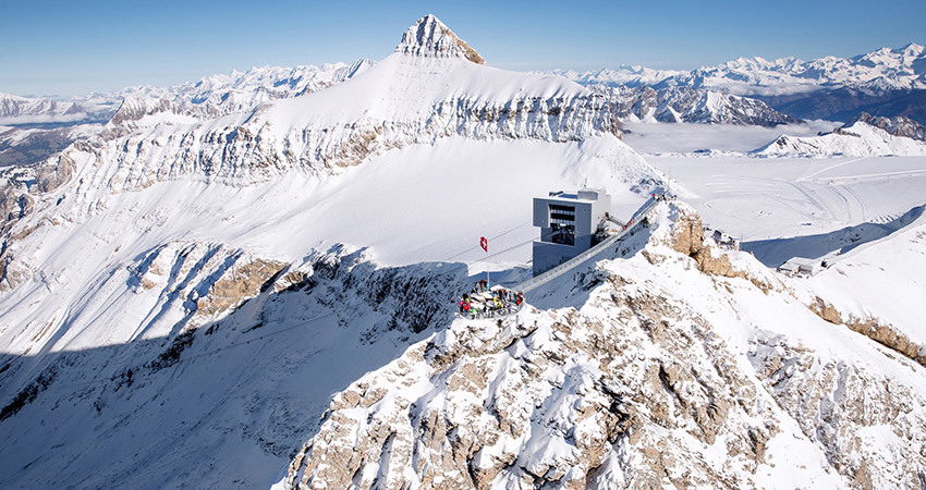 La estación de Glacier3000 es ideal para codearse con la jet set de Gstaad