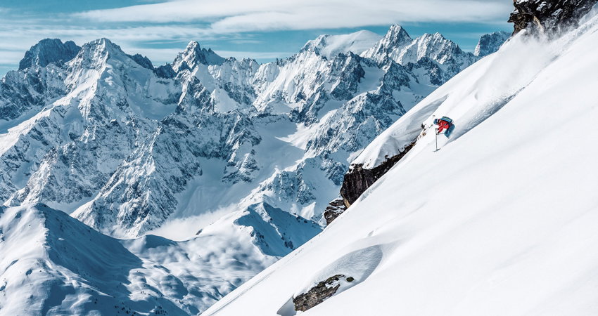 verbier ski alpes suizos