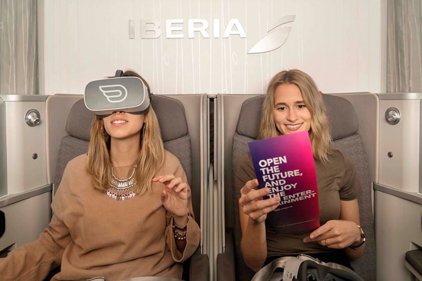 Llega la realidad virtual a los aviones de Iberia