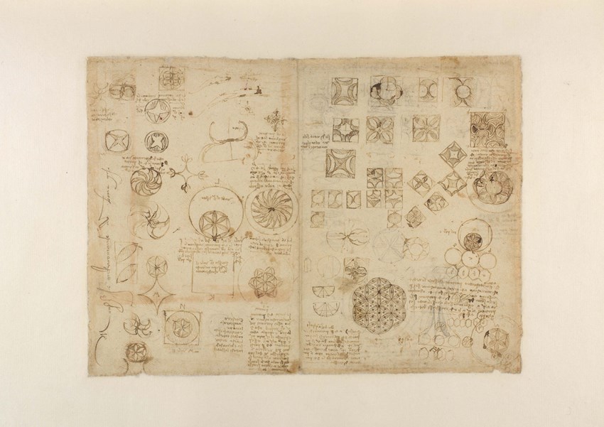 La tercera exposición, “Leonardo in Francia: Disegni di epoca francese dal Codice Atlantico” en la Biblioteca Ambrosiana para celebrar el V centenario de la muerte de Leonardo Da Vinci