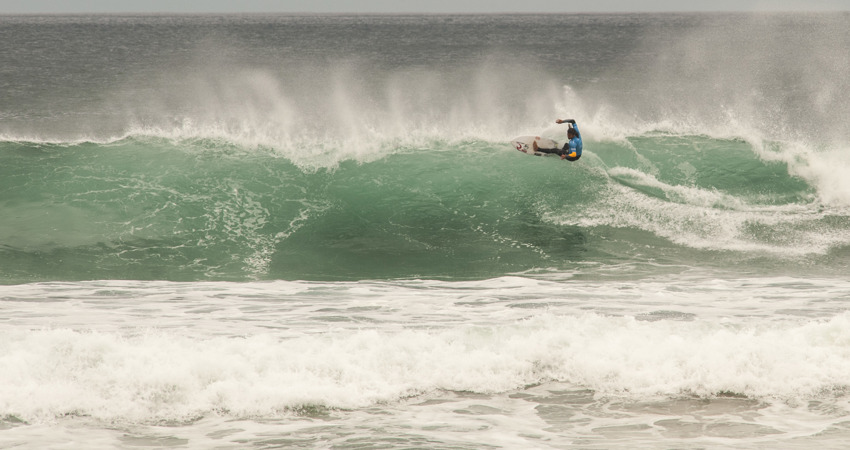 Zarautz, 25 minutes from San Sebastián, Guipuzcoa’s top surfing spot
