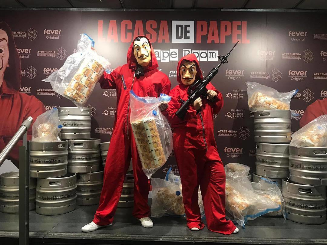 Money Heist´s escape room returns to Madrid in Spring