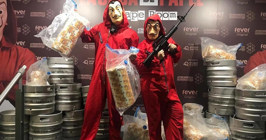 Money Heist´s escape room returns to Madrid in Spring