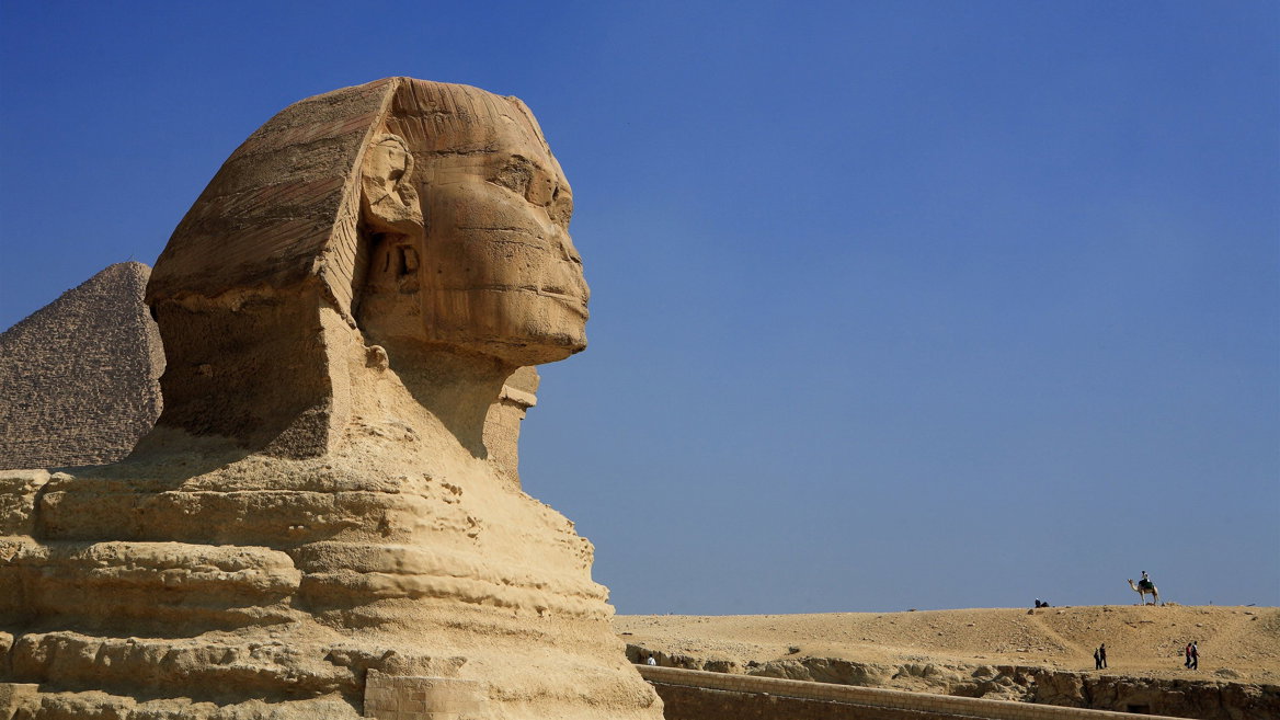 La Gran Esfinge de Guiza está en el top 10 de las visitas imprescindibles en El Cairo, Egipto.