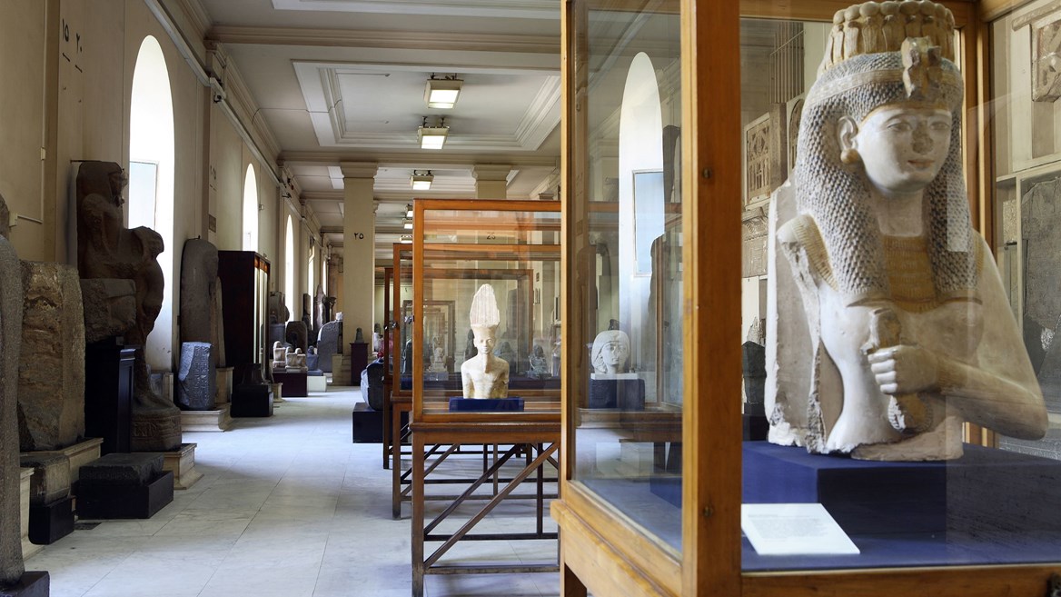 The Egyptian Museum, in Cairo, is the most important collection of antiques in Egypt.