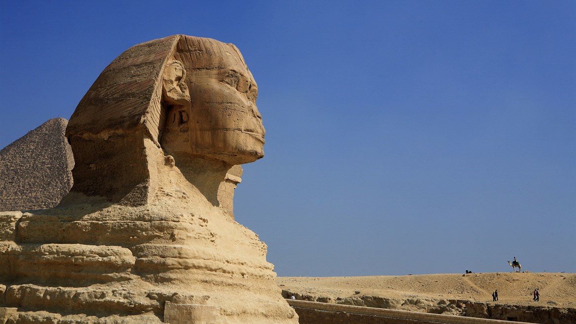 The Great Sphinx of Giza is in the top 10 of the essential visits in Cairo, Egypt.