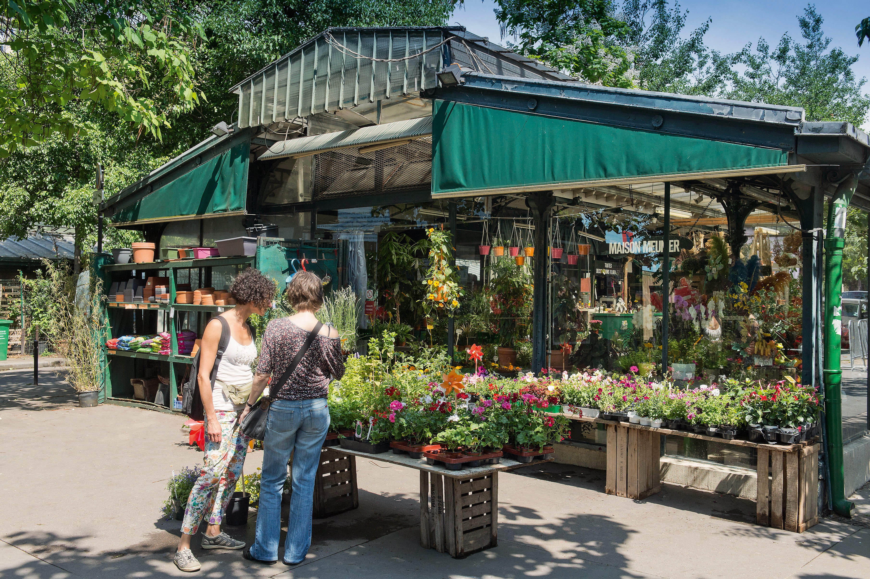 The Marché Aux Fleurs Market in Paris is a must this spring.