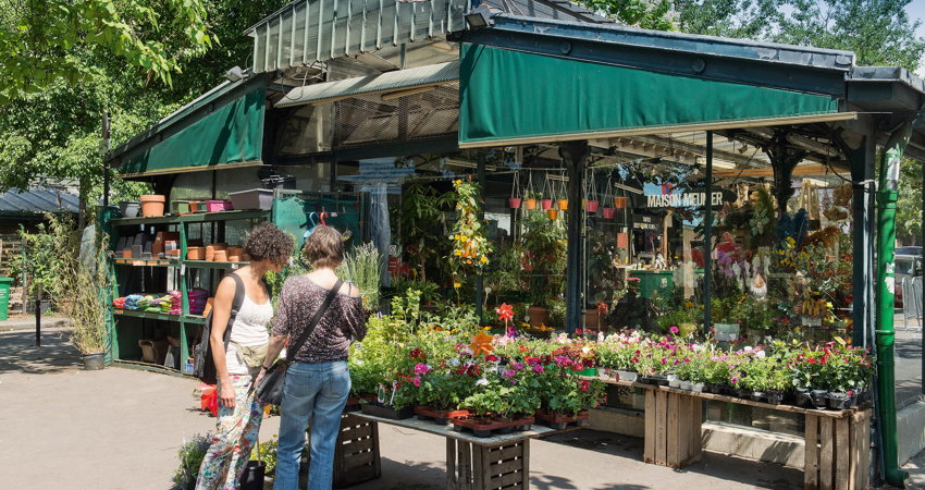 The Marché Aux Fleurs Market in Paris is a must this spring.