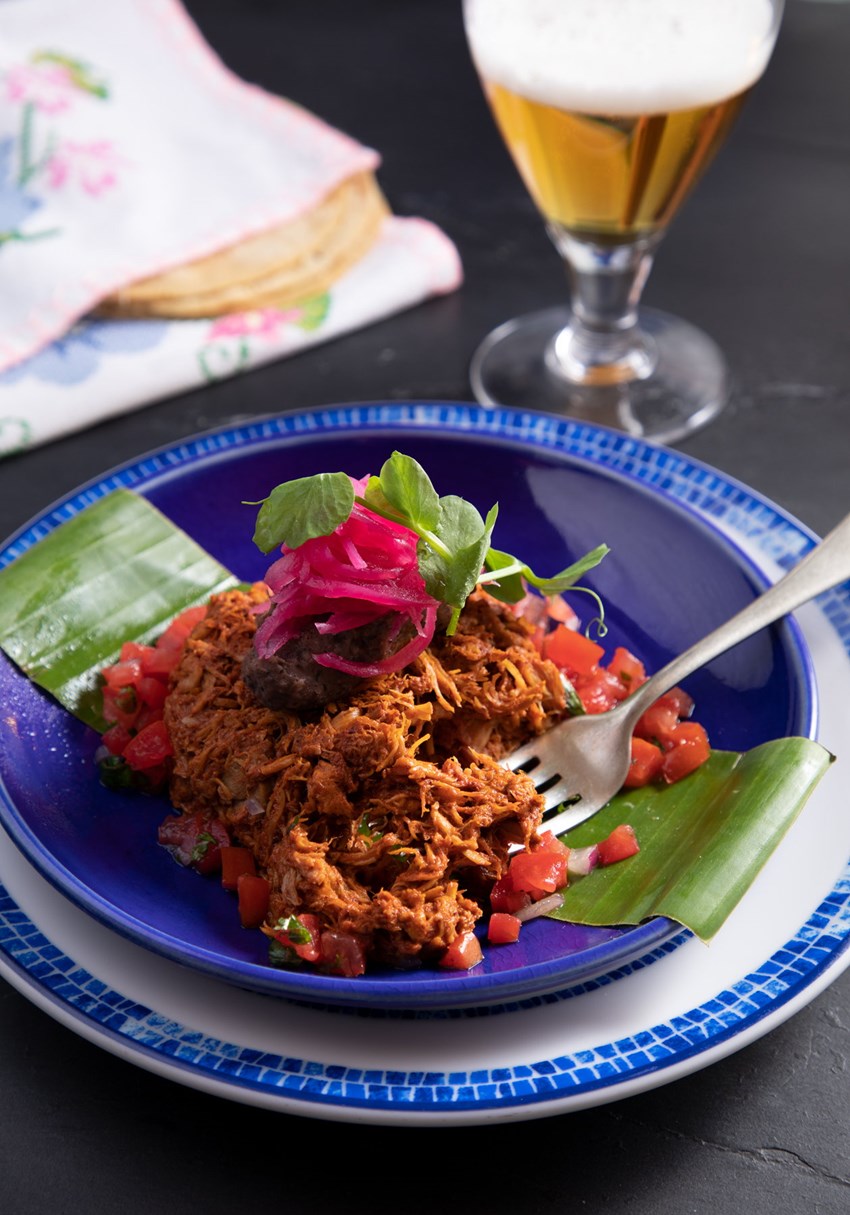 Cochinita Pibil is one of the best-known dishes in Ricardo Muñoz Zurita’s Azul restaurants.