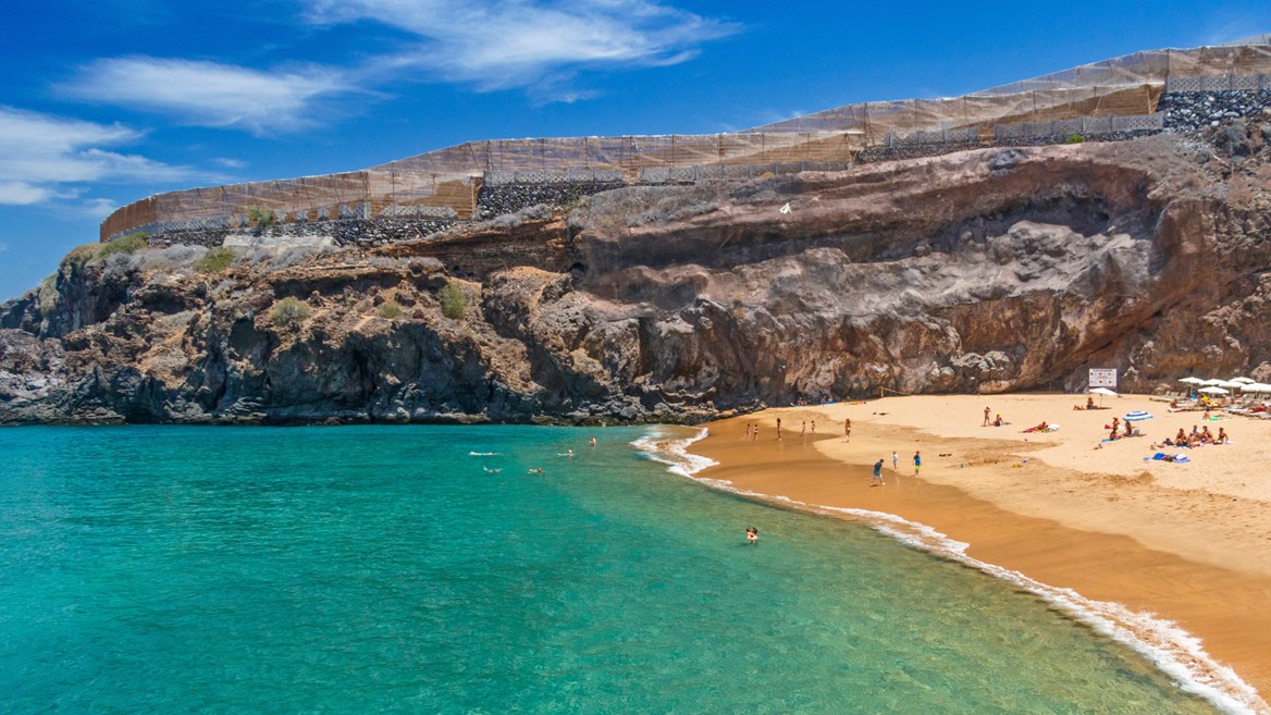 Playa de Amama in Tenerife is an ideal setting for bidding adieu to the year in the warmth.