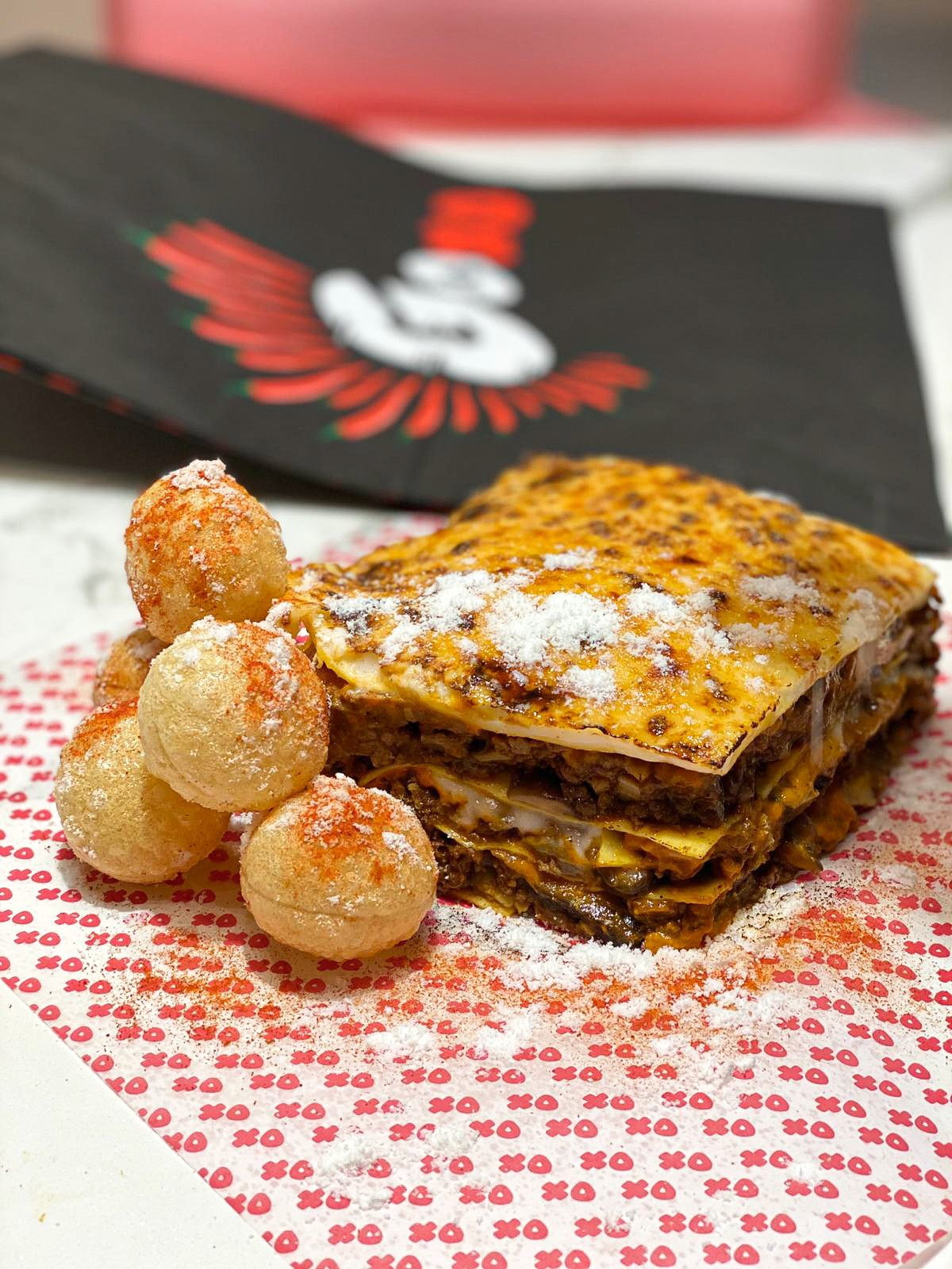 Lasaña Mumbai de Dabiz Muñoz, disponible en GoXo delivery