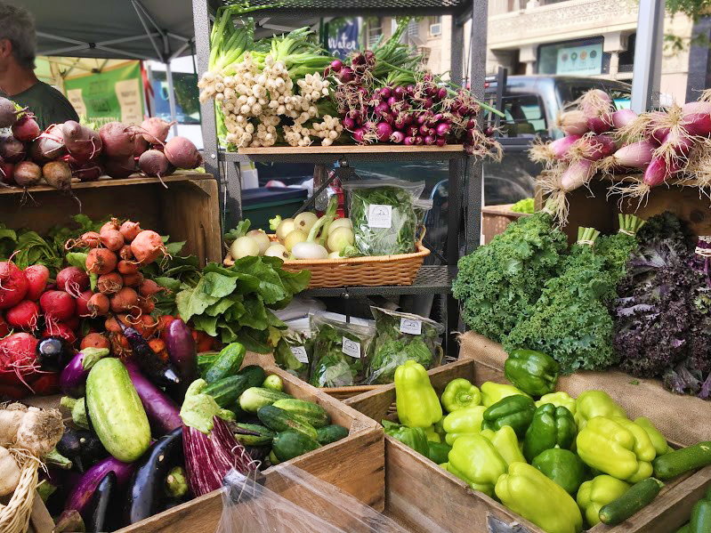 El Union Square Greenmarket, uno de los mejores mercados de productores locales de Nueva York.