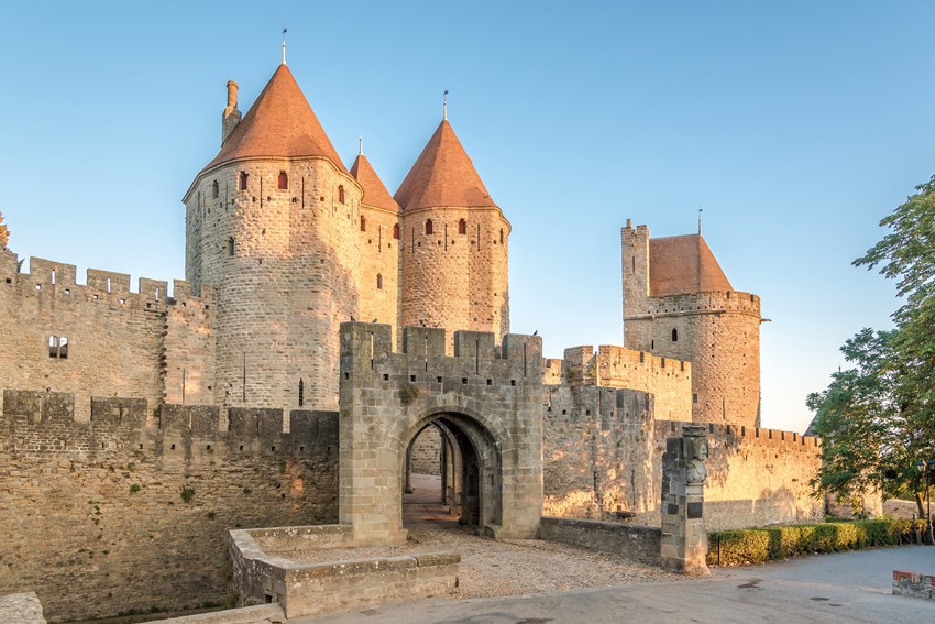 The Narbonnaise door is the main entrance to one of Europe’s prettiest mediaeval villages: Carcassonne.