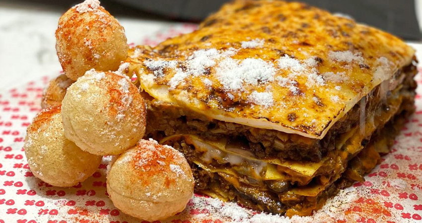 Lasagna Mumbai by Dabiz Muñoz, available at GoXo delivery