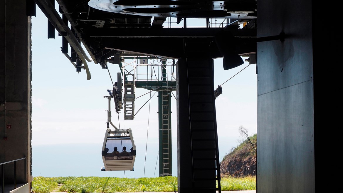 El cablecar de Funchal que conecta la capital con el barrio de Monte es el más famoso de Madeira