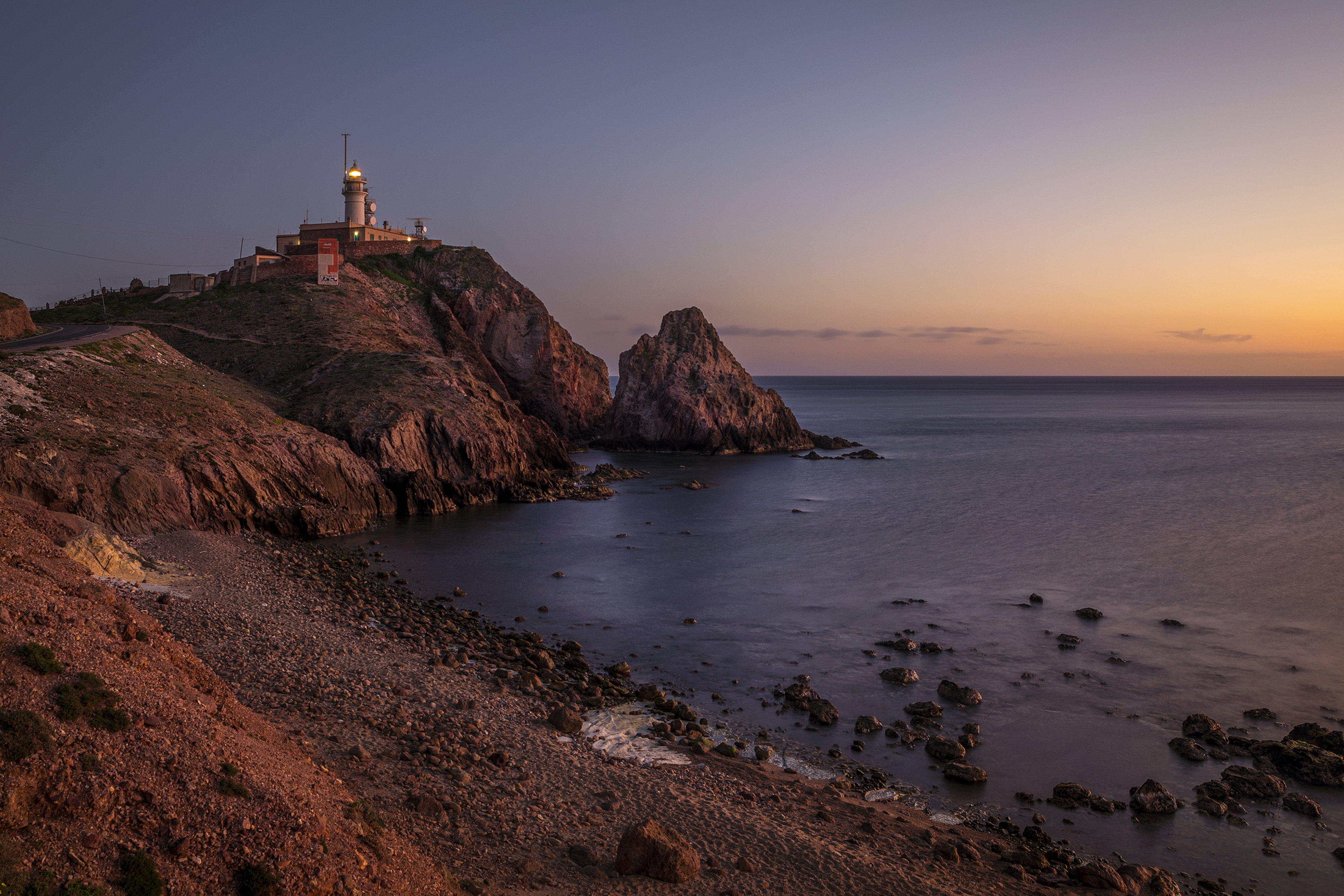 The Cabo de Gata lighthouse has one of the most beautiful sunsets in Almería.