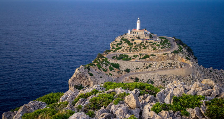 The Formentor lighthouse in Mallorca is one of the most spectacular in Spain
