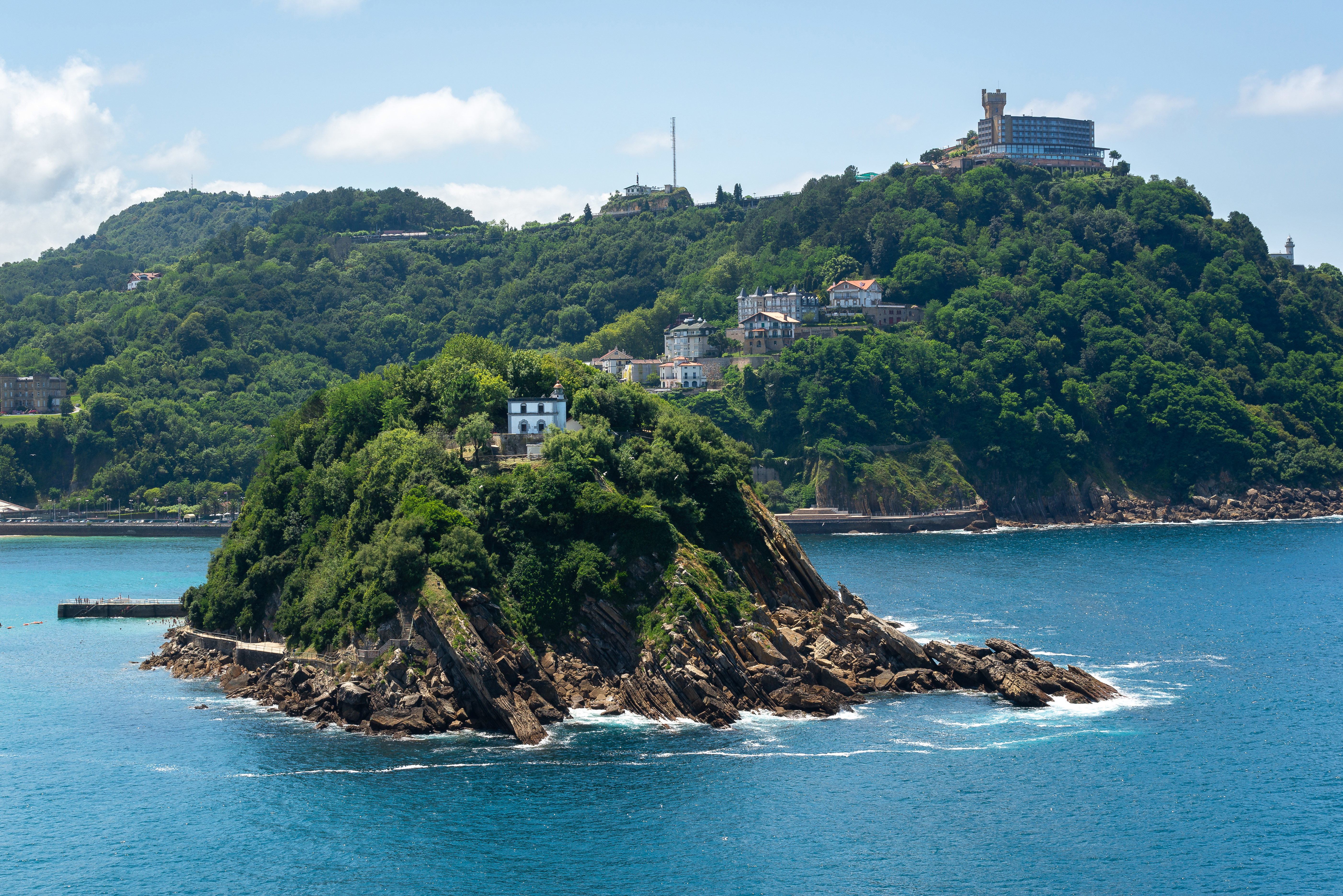 The Igueldo lighthouse in San Sebastián is one of the most beautiful in Spain 