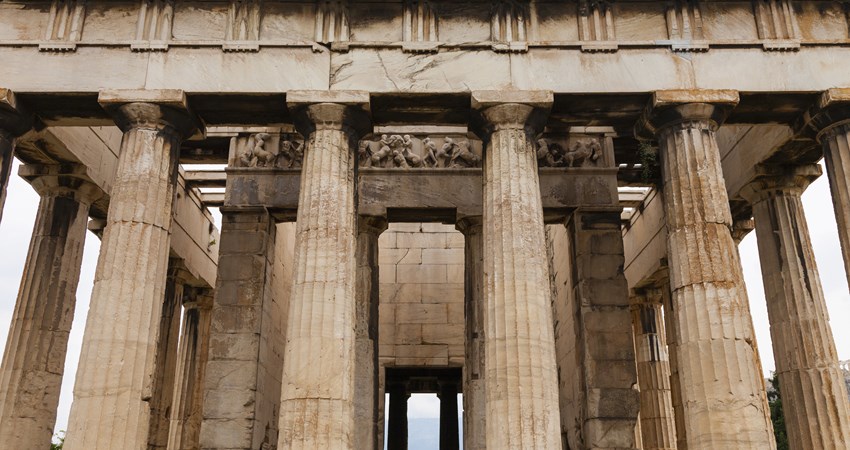 The Temple of Hephaestus, in Athens, is the best-preserved Doric temple in all of Greece