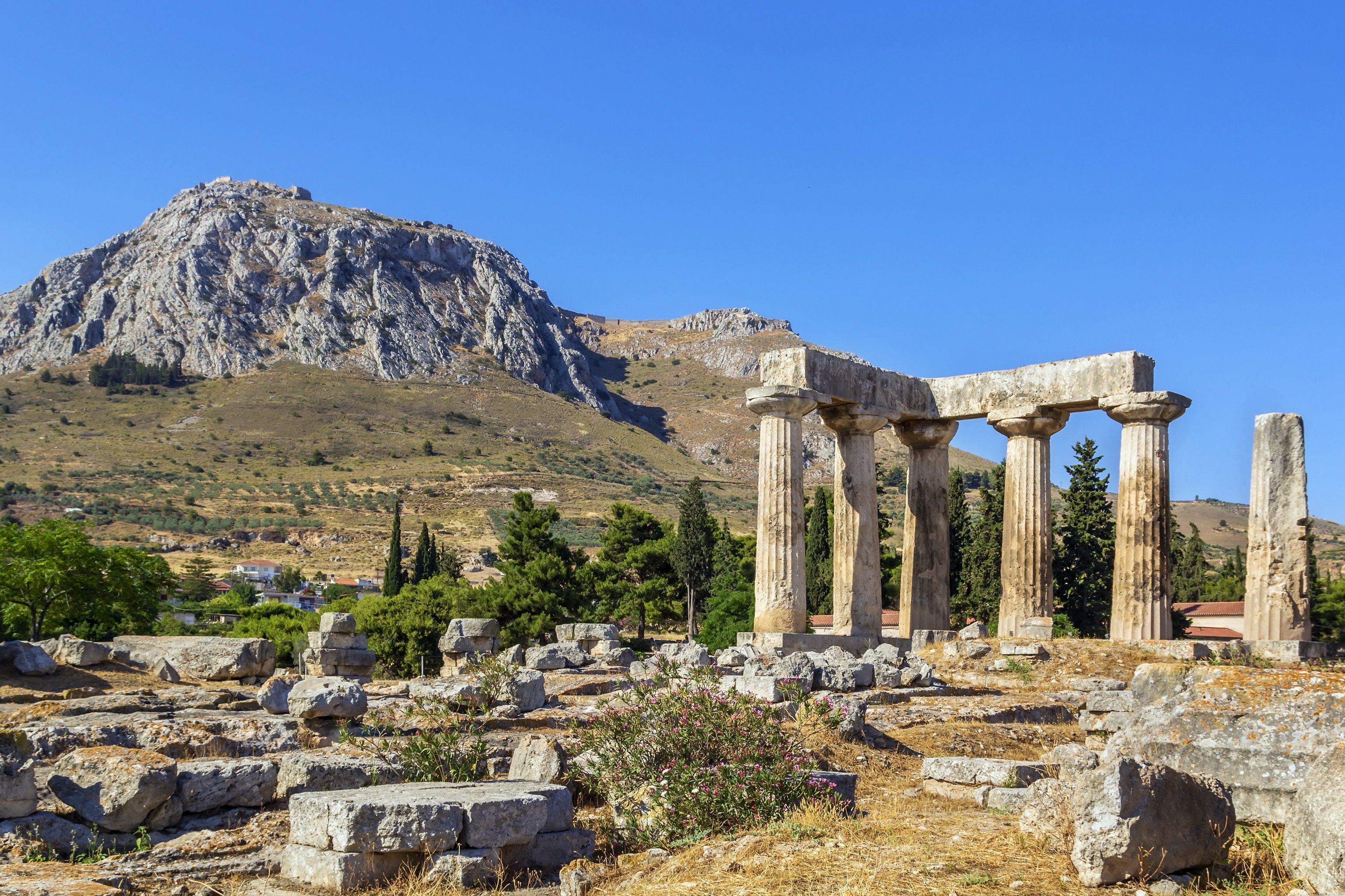 The Temple of Apollo in Ancient Corinth is an unmissable way to explore Ancient Greece.