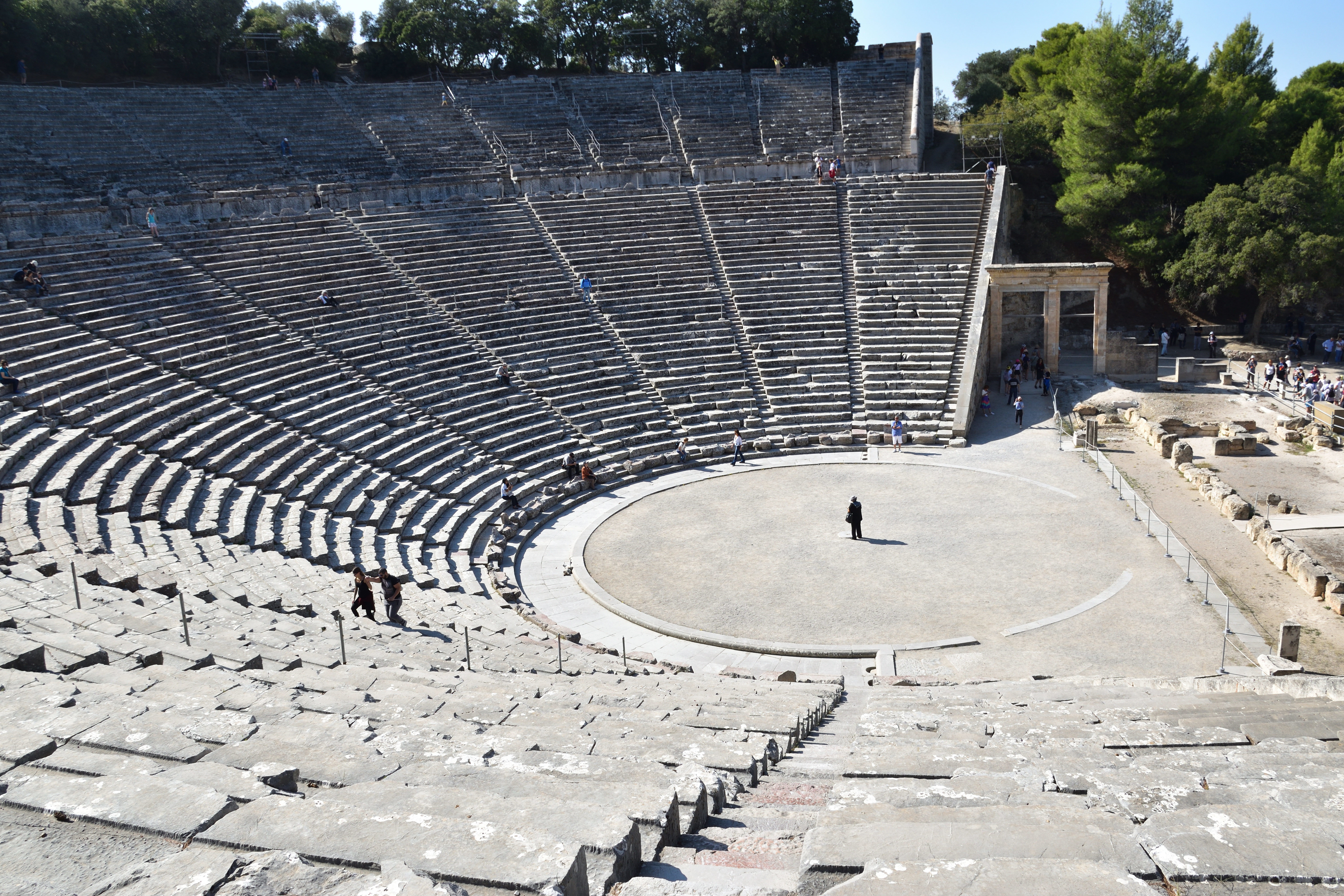 The Ancient Theatre of Epidaurus is the best preserved of ancient theatres and is located just two hours from Athens.