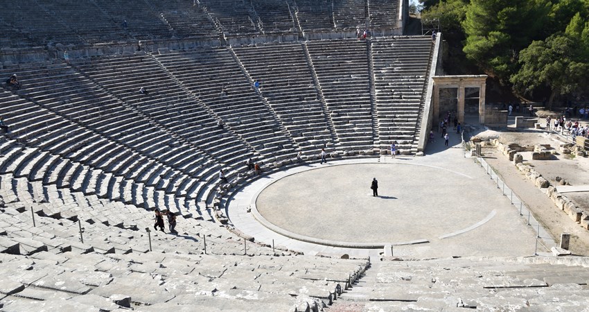 The Ancient Theatre of Epidaurus is the best preserved of ancient theatres and is located just two hours from Athens.