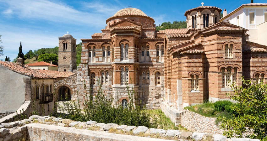 The Hosios Loukas Monastery makes the best organic oils and honeys in Greece