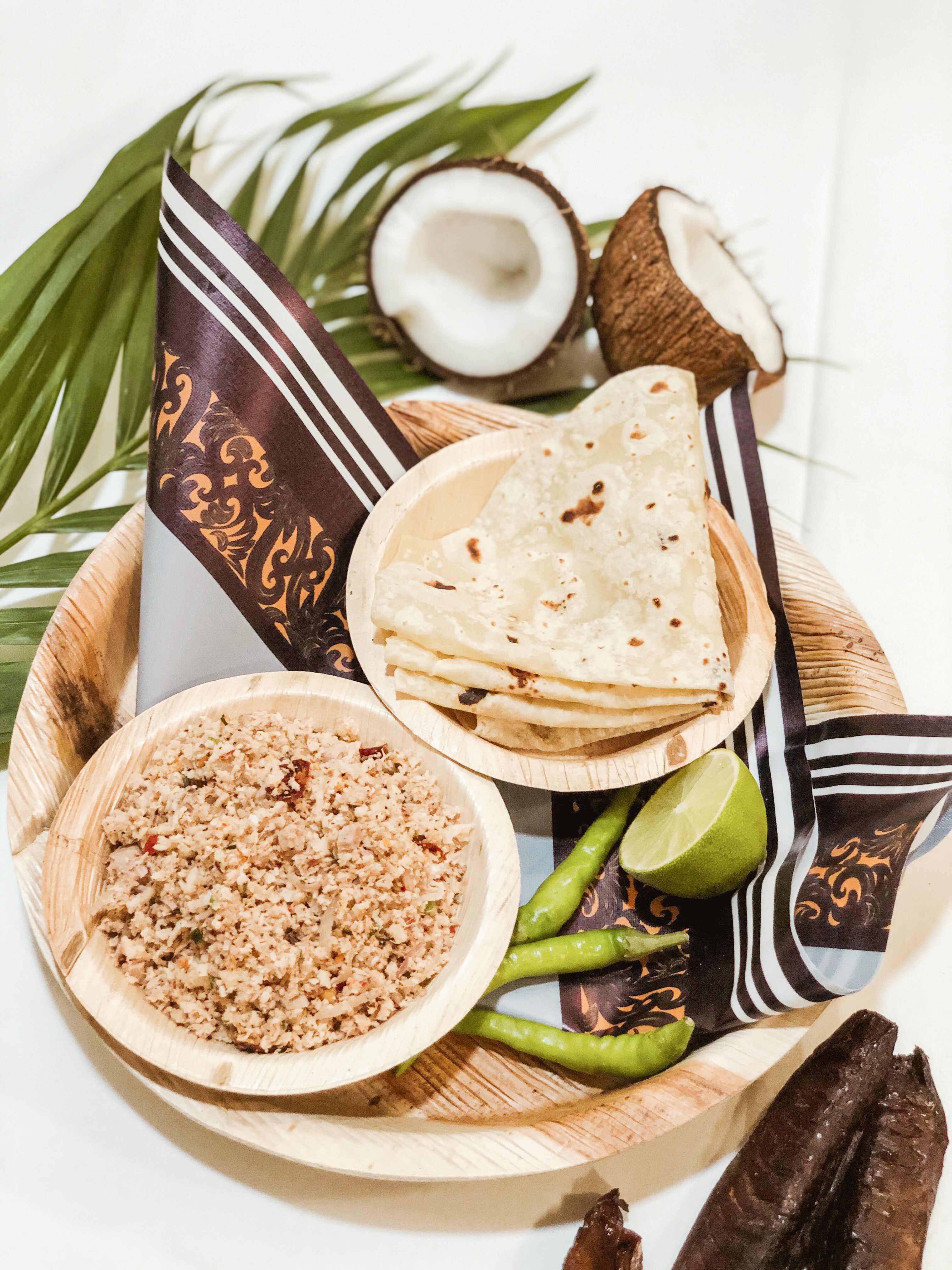 Mashuni, a salad made with coconut and lemon, chilli and tuna is the typical breakfast in the Maldives.