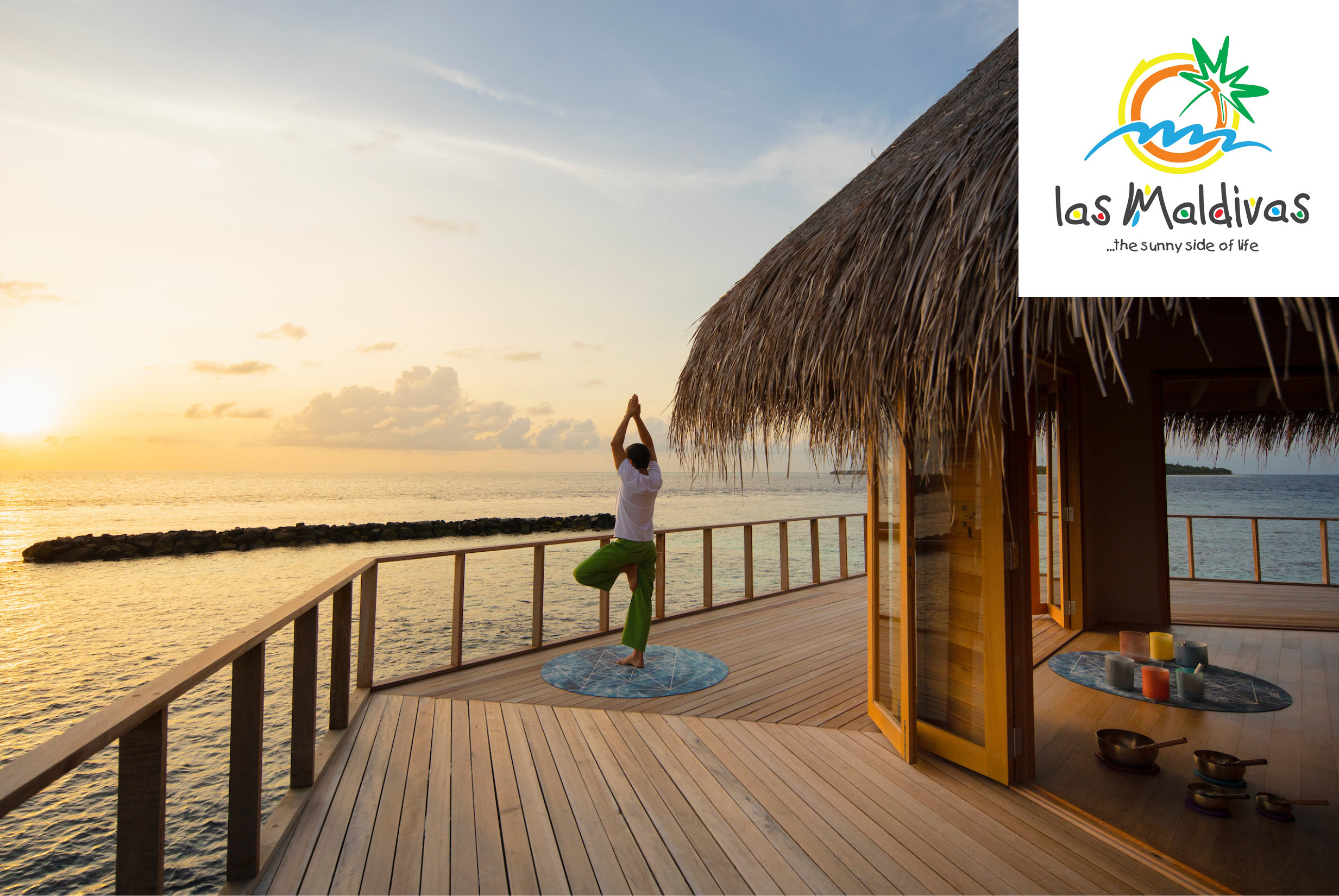 The Maldives has become a favourite place for yoga practitioners.