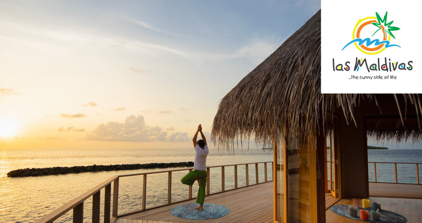 The Maldives has become a favourite place for yoga practitioners.