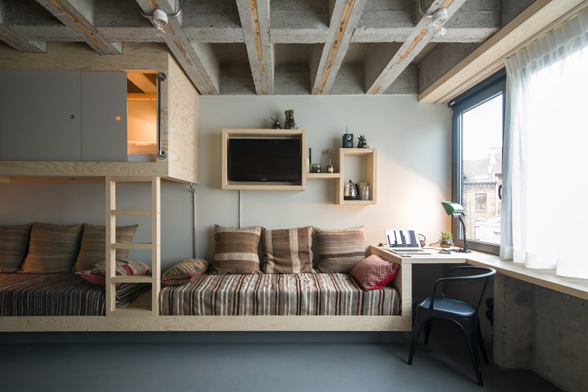 El Jam Hotel en Bruselas es perfecto para conocer la capital europea en una escapada con la familia o con un grupo de amigos.