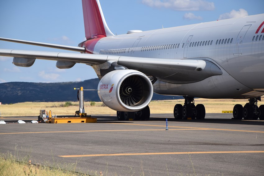 Iberia acaba de medir las emisiones de un Airbus A340 como parte del proyecto Aviator.