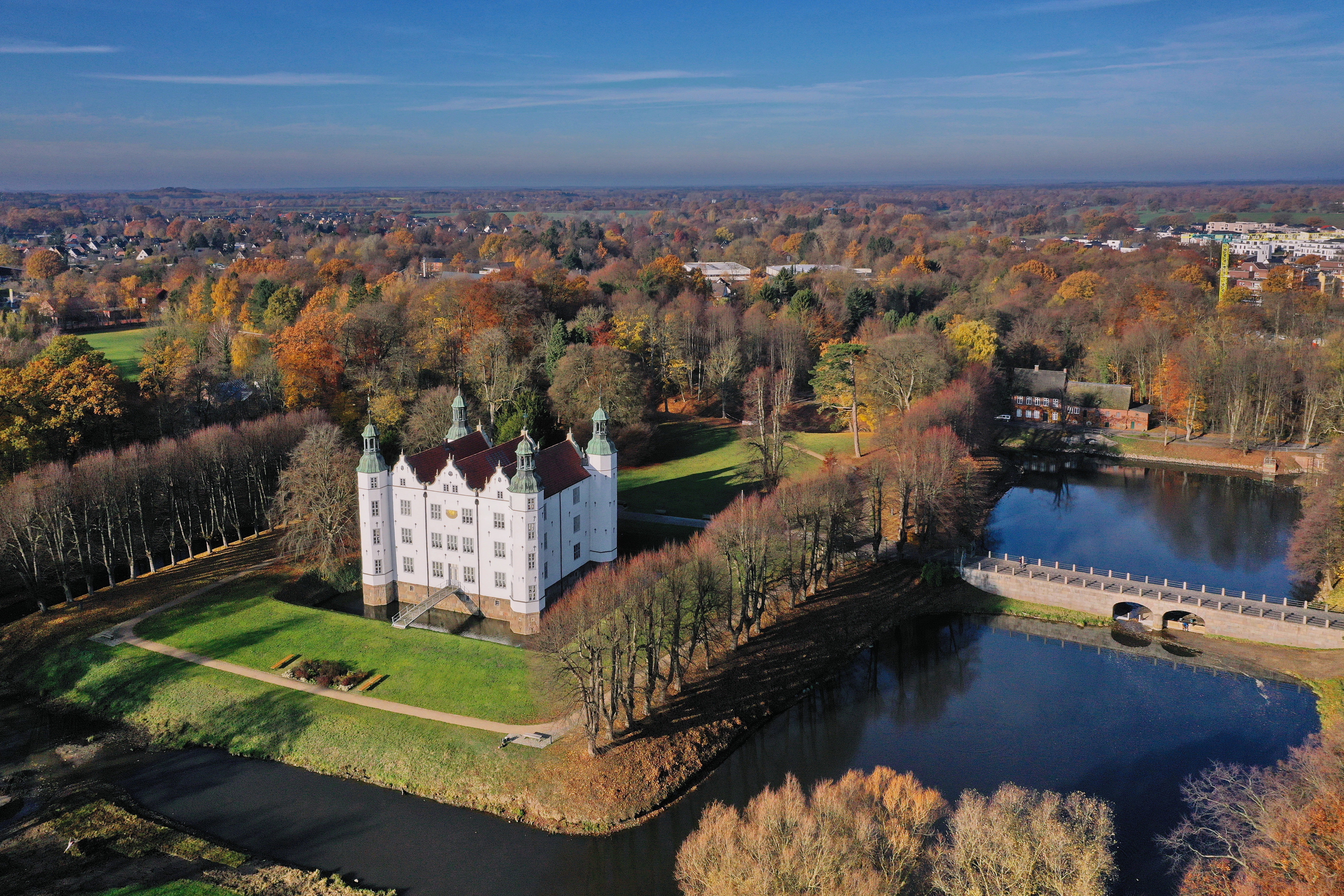Ahrensburg Palace is a northern German Renaissance gem that you can’t miss when you visit Hamburg.